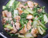 簡単！鶏と小松菜のオイスターソース炒め作り方6写真