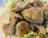 ノンオイル●鶏もも肉の白だしレモン炒め作り方3写真