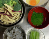 さつま芋とエビのかき揚げ♪作り方3写真