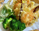 さつま芋とエビのかき揚げ♪作り方8写真