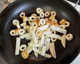 ほうれん草ちくわ炒め作り方2写真