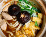 お揚げがおいしいかんたん鍋焼きうどん作り方5写真