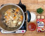 鮭のトマトクリームシチュー作り方7写真