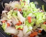 クリーム煮パスタ作り方1写真