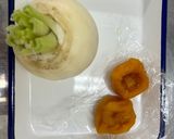 かぶと干し柿の酢の物作り方1写真