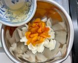 かぶと干し柿の酢の物作り方3写真