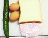 一味違う 厚焼き玉子ロースハム サンド作り方1写真