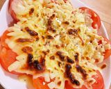 簡単！カプレーゼ風 チーズ焼きトマト作り方4写真
