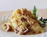 白菜&豚バラ☆ふわふわ卵☆簡単10分夕食作り方4写真