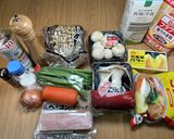 きのこ3種インゲン添えクリームシチュー作り方1写真