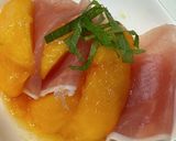 一緒に食べて旨し！完熟柿と生ハム☆作り方3写真