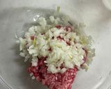 ミニチーズinハンバーグ作り方2写真