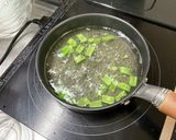 きのこ3種インゲン添えクリームシチュー作り方16写真