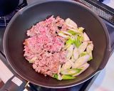 牛肉と絹どうふの卵とじ丼作り方4写真