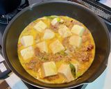 牛肉と絹どうふの卵とじ丼作り方6写真