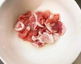 レンジきな粉柚子ごま味噌味甘酢酢豚作り方1写真