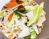 レンジきな粉柚子ごま味噌味甘酢酢豚作り方13写真