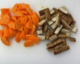 鶏胸肉と根菜のみぞれ味噌作り方2写真