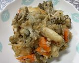 鶏胸肉と根菜のみぞれ味噌作り方8写真