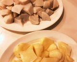 じゃがいもとサトイモのミックスコロッケ作り方1写真