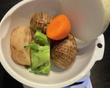 お煮しめ　アドレスホッパー向け作り方1写真
