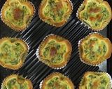 餃子の皮でベーコンきのこキッシュ作り方5写真