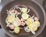 モチモチ!焼きカレー餅グラタン作り方2写真