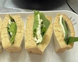 大葉とチーズの揚げ豆腐作り方1写真