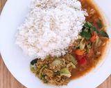 チンゲン菜と豆の炒めもの作り方11写真