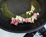 塩昆布と緑野菜でペペロンチーノ作り方4写真