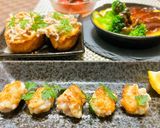 しらすとツナのアンチョビ風味onバゲット作り方4写真