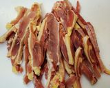 親鳥の甘辛煮(すき焼き風の味)作り方3写真