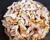 親鳥の甘辛煮(すき焼き風の味)作り方6写真