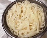 めんつゆで簡単★いなりあげもちうどん作り方1写真