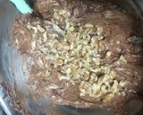 チョコチップとくるみのブラウニー作り方8写真