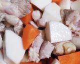 〔常備菜〕鶏肉と里芋の煮物作り方3写真