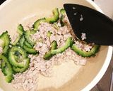 ゴーヤチーズ春巻＆鶏ひき海老大葉春巻作り方2写真