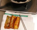 ゴーヤチーズ春巻＆鶏ひき海老大葉春巻作り方16写真
