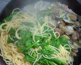 菜の花香るボンゴレ作り方10写真