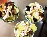 肉無チクワコク旨すき焼きクリーム味野菜炒作り方11写真