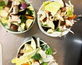肉無チクワコク旨すき焼きクリーム味野菜炒作り方12写真