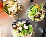 肉無チクワコク旨味噌バンバンジー味野菜炒作り方11写真