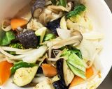 肉無チクワコク旨味噌バンバンジー味野菜炒作り方14写真