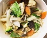 肉無チクワコク旨味噌バンバンジー味野菜炒作り方15写真