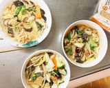 肉無チクワコク旨味噌バンバンジー味野菜炒作り方17写真