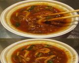 美味ドレと蜂蜜＆サンバルでカレーうどん！作り方2写真