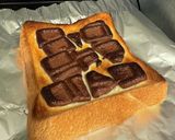 焼きチョコと♡マーマレードのトースト✨✨作り方2写真