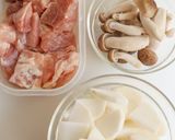 絶品♡鶏肉と大根のめんつゆカレー炒め作り方1写真