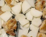 絶品♡鶏肉と大根のめんつゆカレー炒め作り方3写真