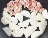 長芋と豚肉の麺つゆ炒め作り方3写真